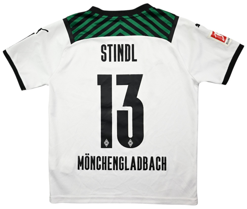 2021-22 BORUSSIA MONCHENGLADBACH *STINDL* SHIRT S. BOYS