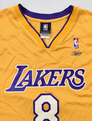 LOS ANGELES LAKERS *Kobe Bryant* NBA REEBOK SHIRT L