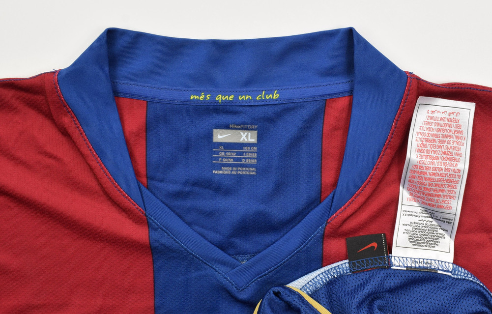 2007-08 BARCELONA *RONALDINHO*  SHIRT XL