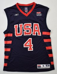 USA *IVERSON* BASKETBALL REEBOK SHIRT M