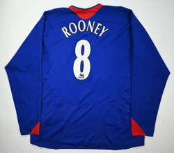 2005-06 MANCHESTER UNITED *ROONEY* LONGSLEEVE XXL