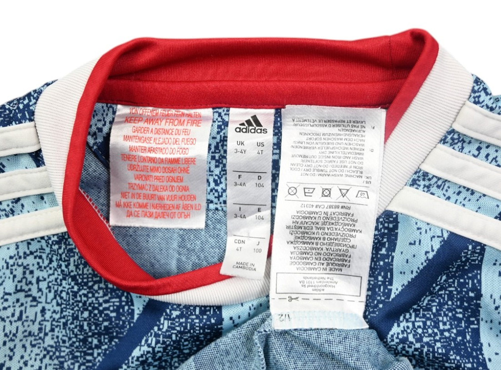 2020-21 AJAX AMSTERDAM SHIRT 3-4 YEARS