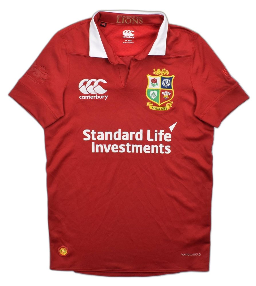 BRITISH AND IRISH LIONS RUGBY SHIRT XL.BOYS