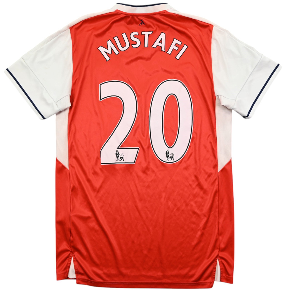 2016-17 ARSENAL LONDON *MUSTAFI* SHIRT M