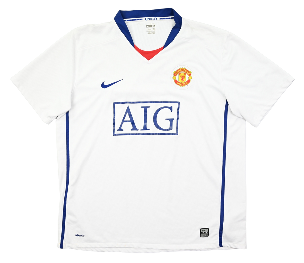 2008-10 MANCHESTER UNITED *ROONEY* SHIRT XL