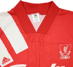 1991-92 LIVERPOOL SHIRT L