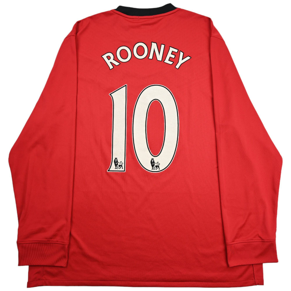 2009-10 MANCHESTER UNITED *ROONEY* LONGSLEEVE 2XL