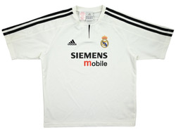 2003-04 REAL MADRID SHIRT L. BOYS 