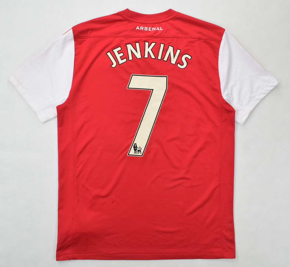 2011-12 ARSENAL LONDON *JENKINS* SHIRT L