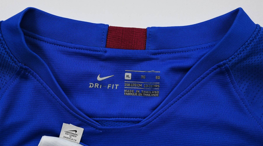 2018-19 FC BARCELONA SHIRT XL. BOYS