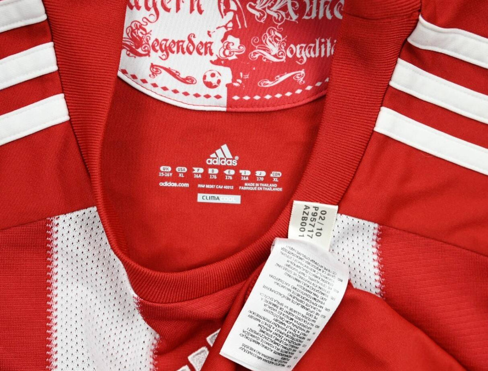 2010-11 BAYERN MUNCHEN *ROBBEN* SHIRT XL. BOYS