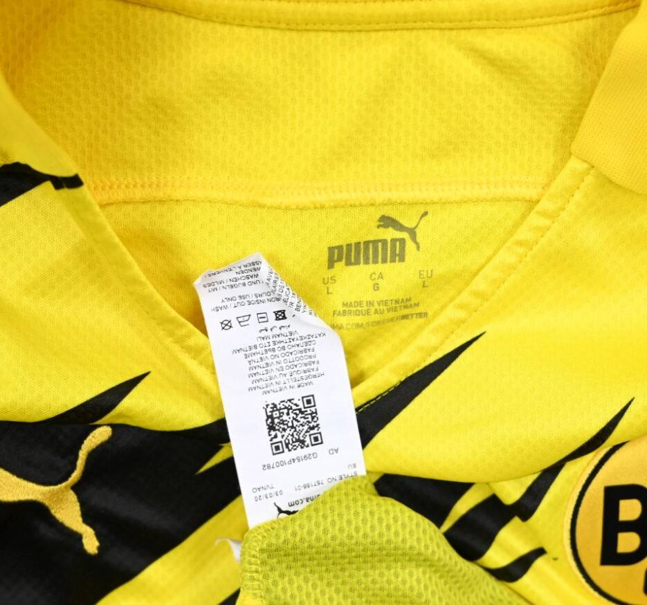 2020-21 BORUSSIA DORTMUND *HAALAND* SHIRT L