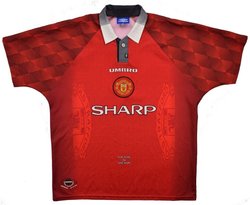 1996-97 MANCHESTER UNITED SHIRT XL