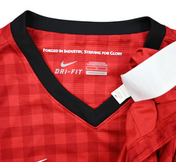 2012-13 MANCHESTER UNITED *JONES* SHIRT L