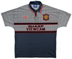 1995-96 MANCHESTER UNITED *CANTONA* SHIRT L