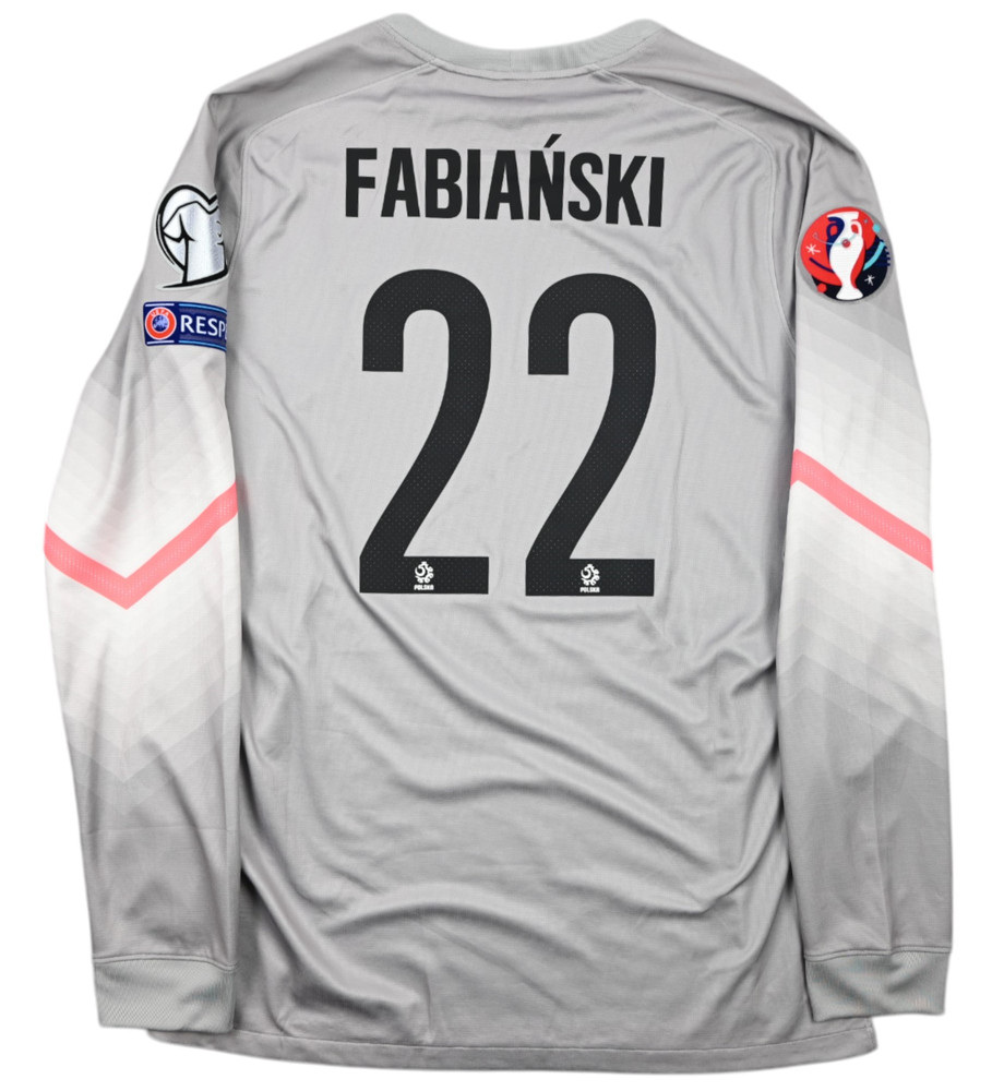 2014 POLAND *FABIAŃSKI* MATCH ISSUE LONGSLEEVE XL