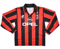 1995-96 AC MILAN *MALDINI* LONGSLEEVE XL. BOYS