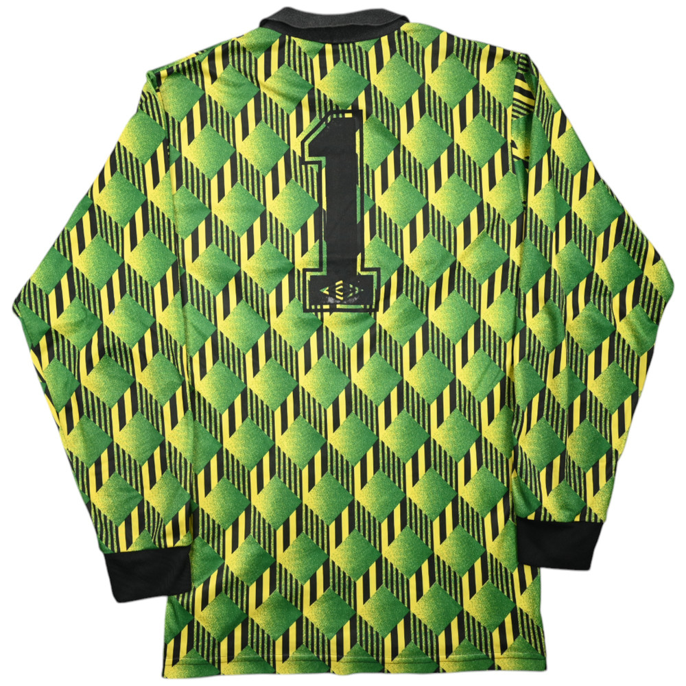 1990-91 UMBRO VINTAGE GK TEMPLATE LONGSLEEVE SHIRT M
