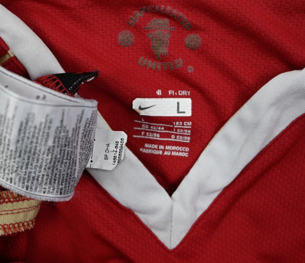 2006-07 MANCHESTER UNITED *CARRICK* KOSZULKA L