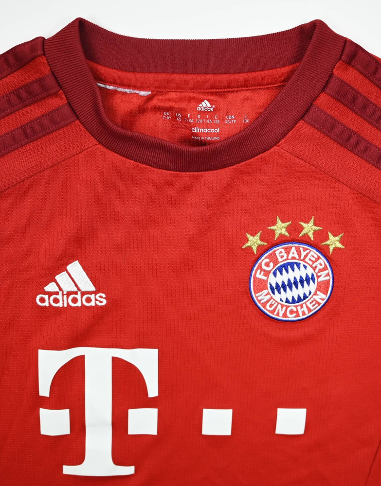 2015-16 BAYERN MUNCHEN KOSZULKA XS. BOYS
