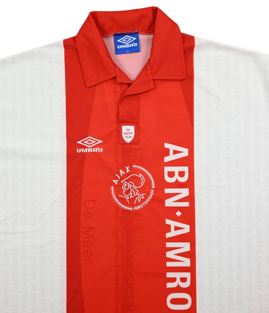 1995-96 AJAX AMSTERDAM SHIRT XL