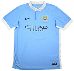2015-16 MANCHESTER CITY *DE BRUYNE* SHIRT XL. BOYS