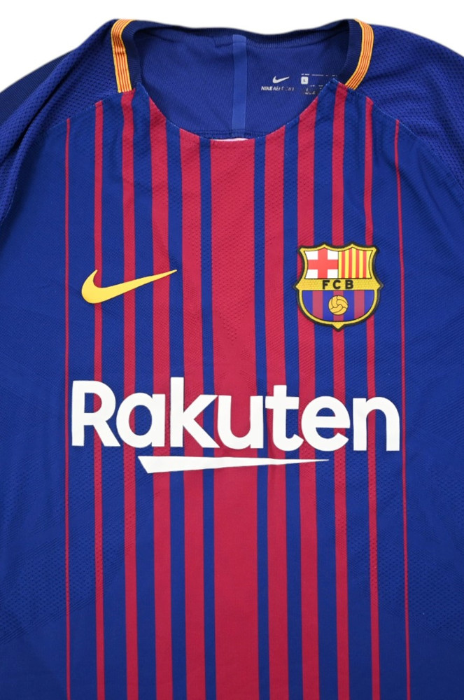 2017-18 BARCELONA *MESSI* PLAYER ISSUE SHIRT L