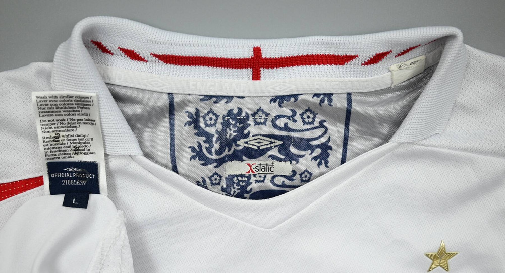 2005-07 ENGLAND SHIRT L