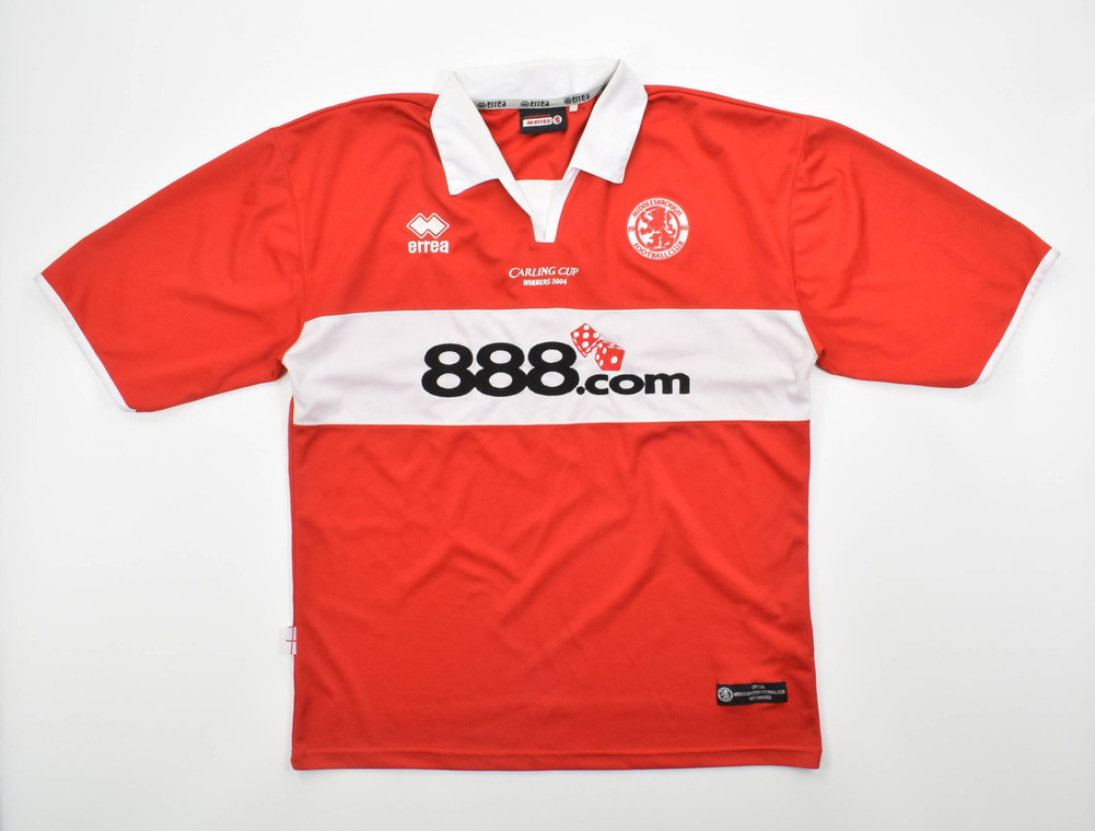 2004-05 MIDDLESBROUGH FC CURLING CUP WINNERS XL