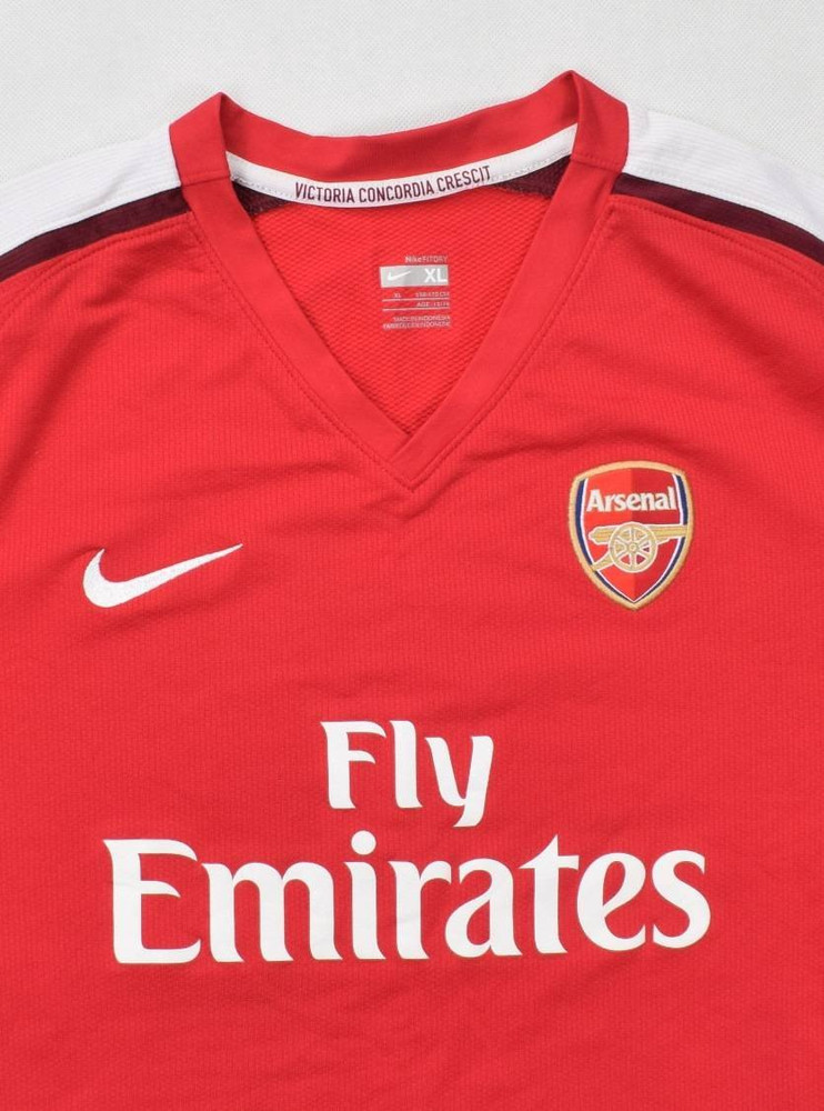 2008-10 ARSENAL LONDON SHIRT XL. BOYS