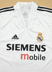 2004-05 REAL MADRID *FIGO* SHIRT M
