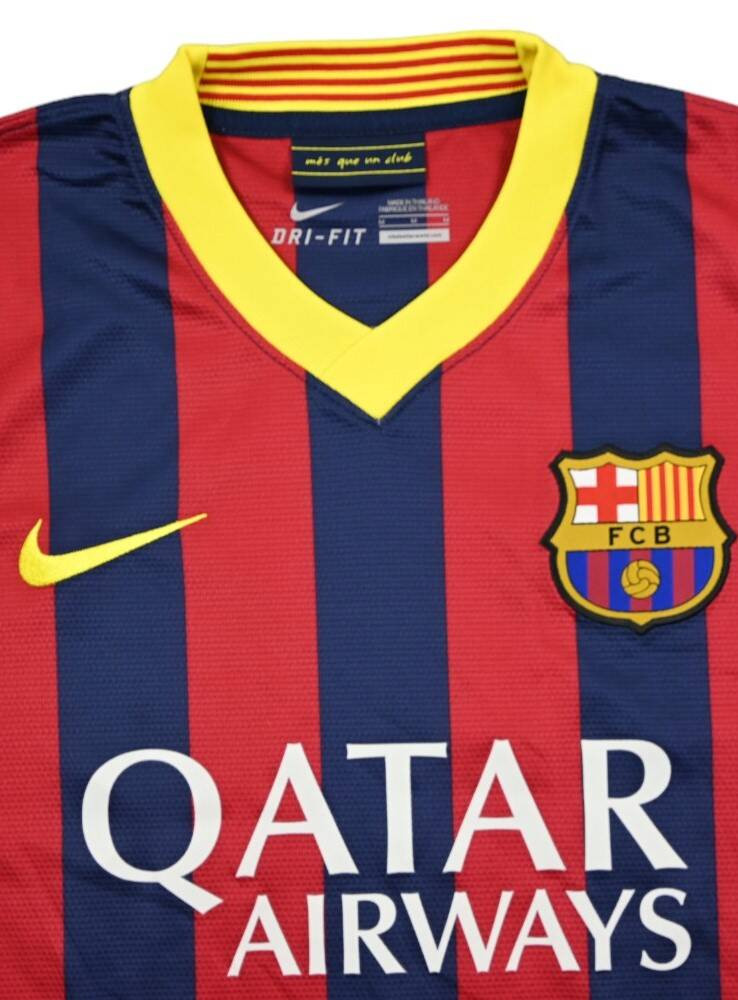 2013-14 FC BARCELONA *MESSI* SHIRT M