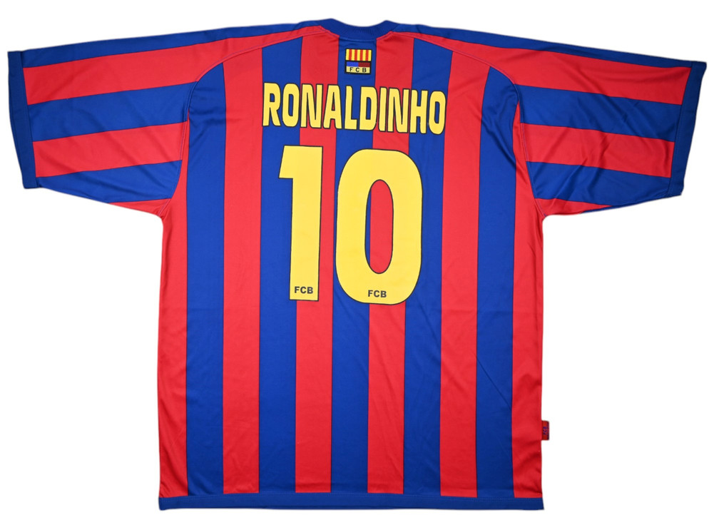 2005-06 FC BARCELONA *RONALDINHO* KOSZULKA XL