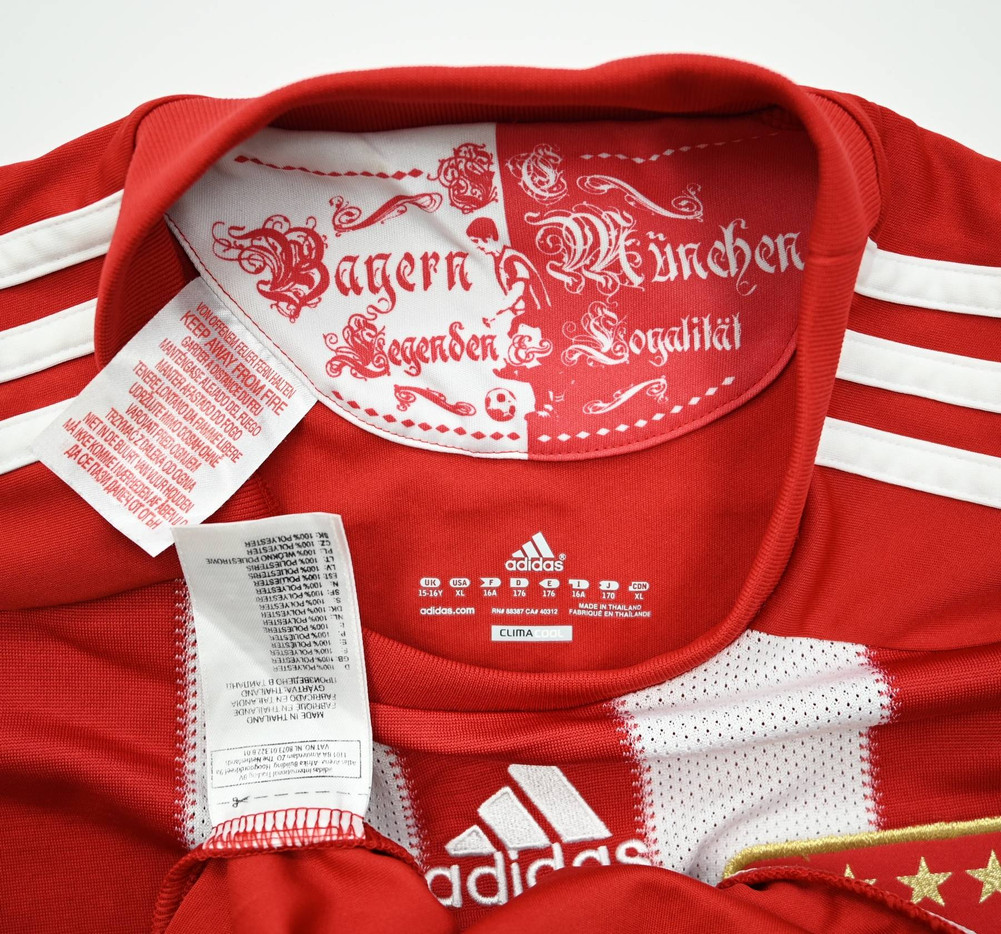 2010-11 BAYERN MUNCHEN *SCHWEINSTEIGER* SHIRT XL. BOYS