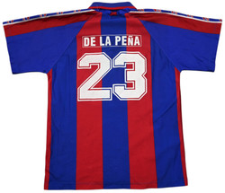 1995-97 BARCELONA *DE LA PENA* SHIRT L. BOYS