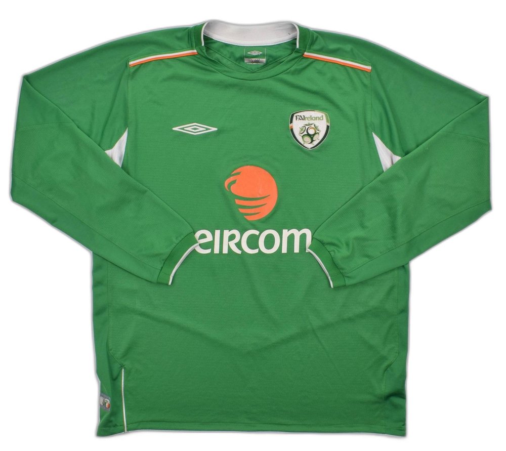 2004-06 IRELAND LONGSLEEVE SHIRT L