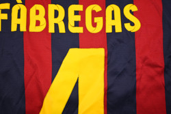 2013-14 BARCELONA *FABREGAS* SHIRT M