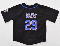 NEW YORK METS MLB *DAVIS* MAJESTIC SHIRT S. BOYS