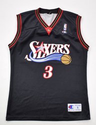 PHILADELPHIA SIXERS *IVERSON* NBA CHAMPION SHIRT S