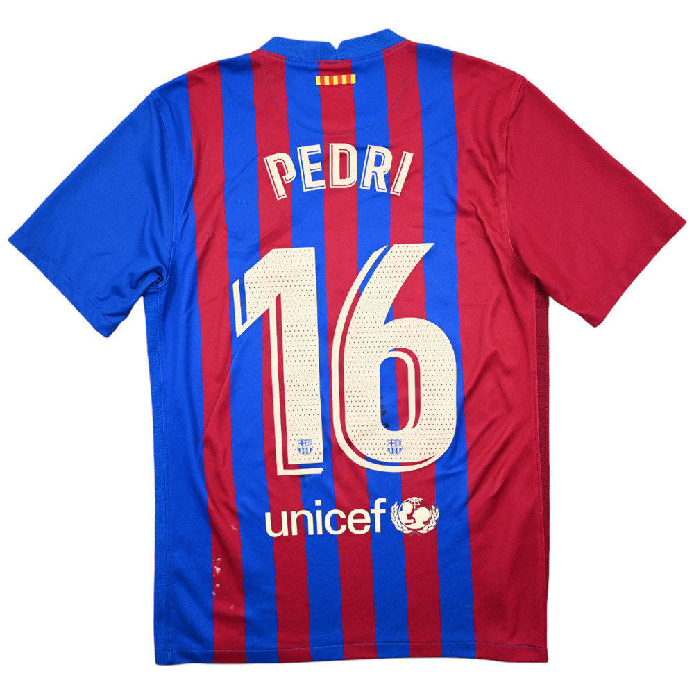 2021-22 BARCELONA *PEDRI* SHIRT S