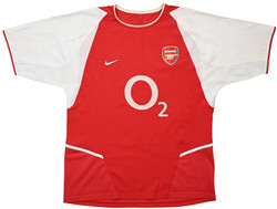 2002-04 ARSENAL LONDON *BERGKAMP* SHIRT XL