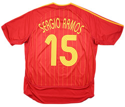 2006-08 SPAIN *SERGIO RAMOS* SHIRT L