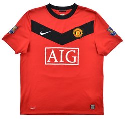 2009-10 MANCHESTER UNITED *FLEMING* SHIRT M