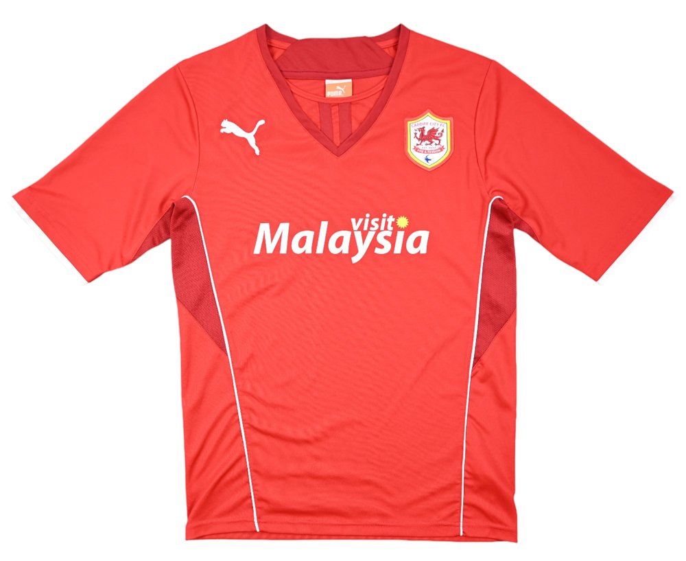 2013-14 CARDIFF CITY FC SHIRT S