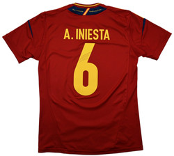 2011-12 SPAIN *A. INIESTA* SHIRT XL. BOYS