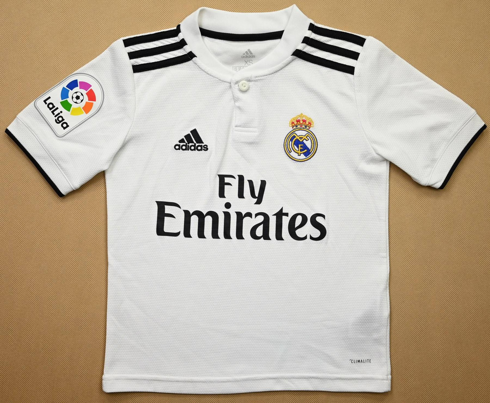 2018-19 REAL MADRID KOSZULKA XS. BOYS