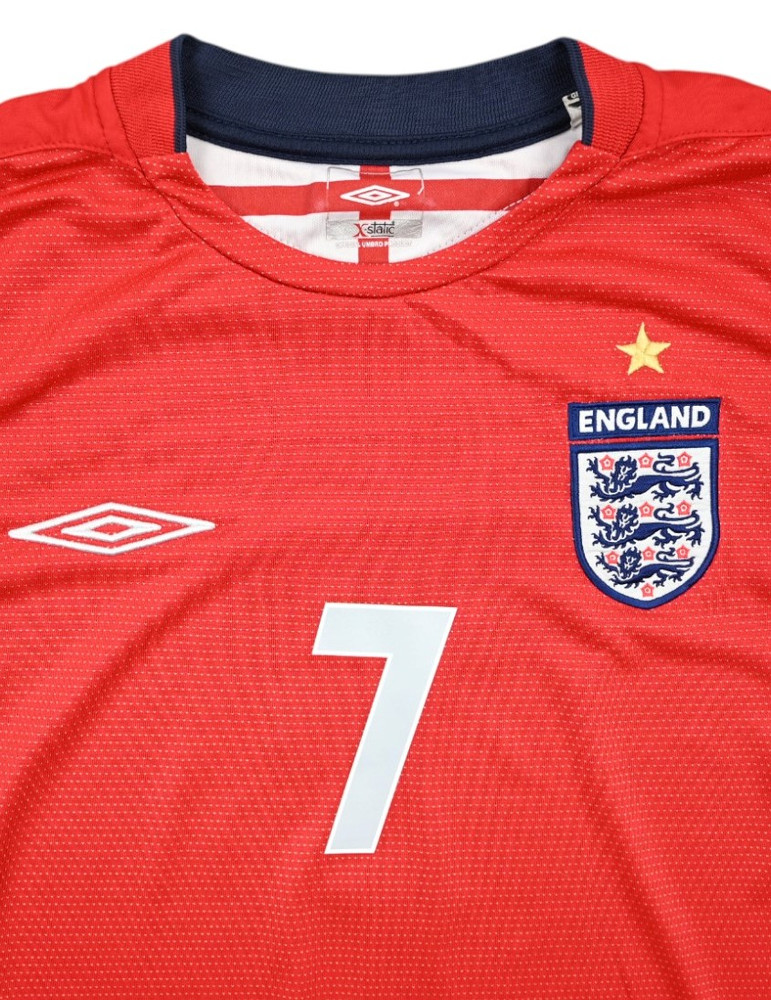 2004-06 ENGLAND *BECKHAM* LONGSLEEVE KOSZULKA L