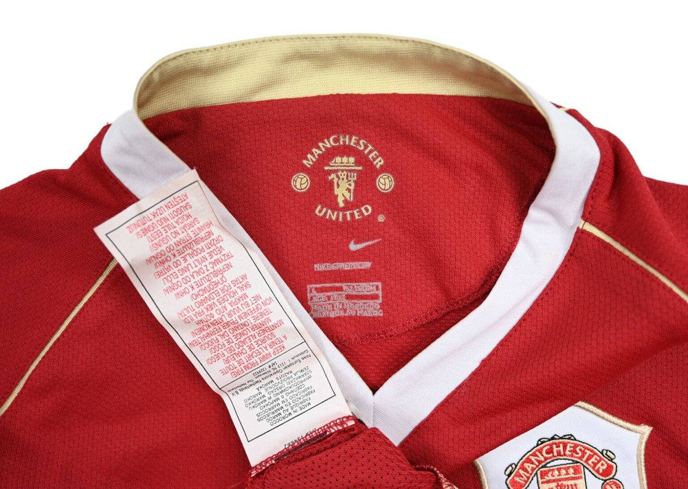 2006-07 MANCHESTER UNITED SHIRT L. BOYS