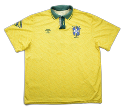 1991-93 BRAZIL SHIRT L