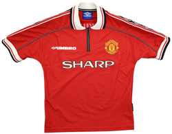 1998-00 MANCHESTER UNITED *BECKHAM* SHIRT XL. BOYS/S